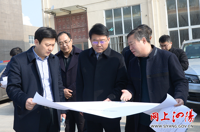 马伟调研重点项目建设工作-泗阳县人民政府